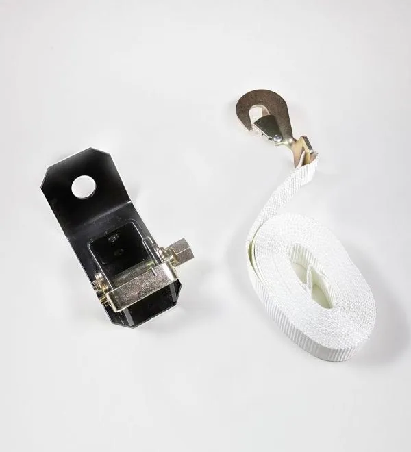 Box snap-hook ratchet strap