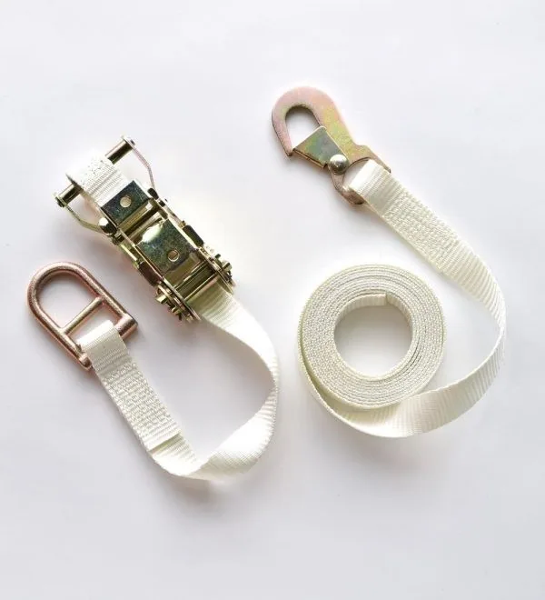 Single snap-hook ratchet strap